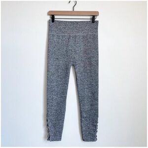 Feathers Maternity marled lattice hem leggings OS